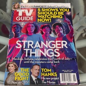 TV Guide Magazine Featuring Stranger Things Cover June 24 through July 7, 2019